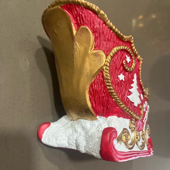 🎄Chalkware Vintage Santa’s Sleigh🎄 - Picture 2 of 5
